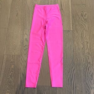 American Apparel Bright Pink Leggings